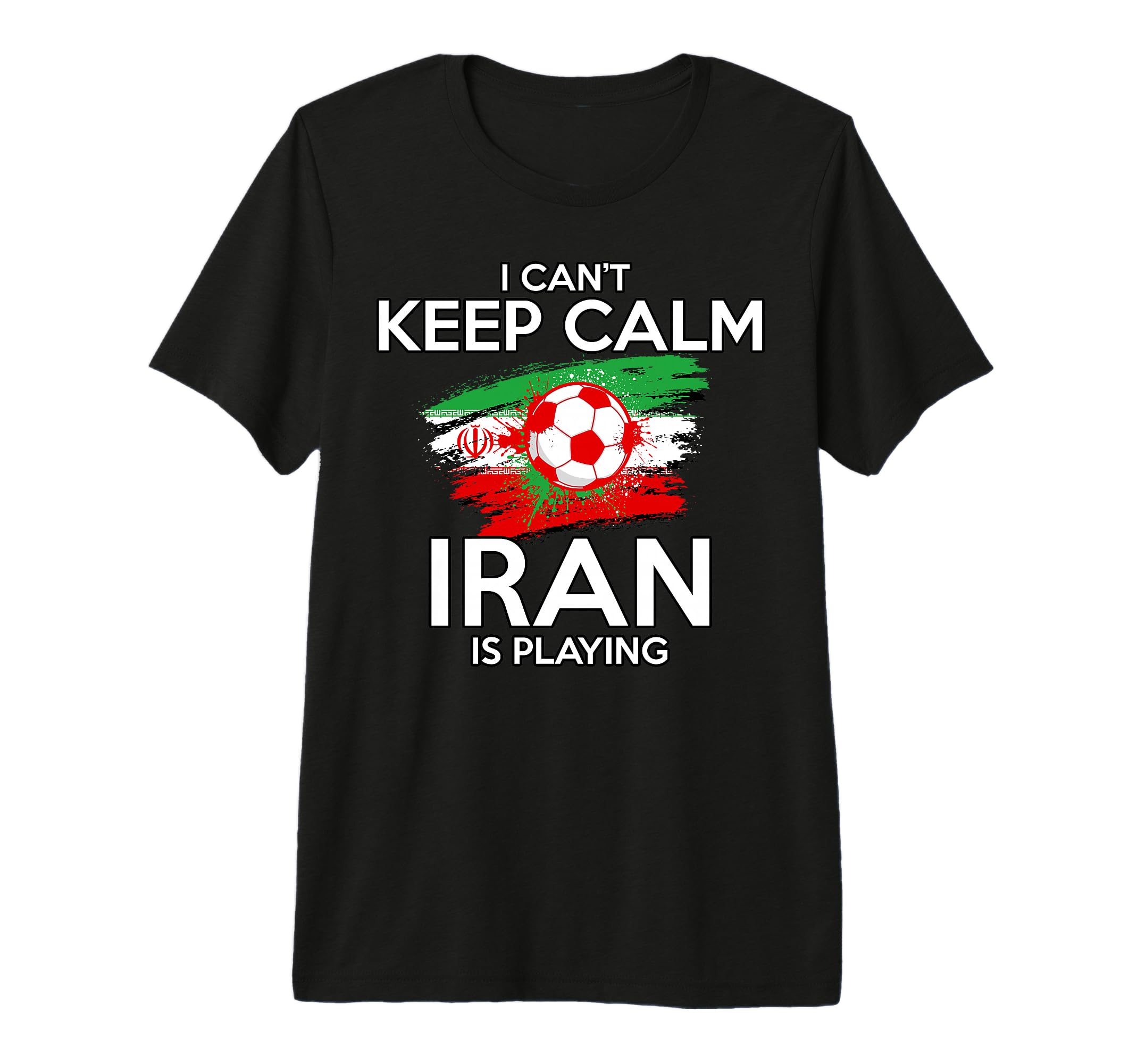 Iran Football Fan Soccer Game T-Shirt - Casual Everyday Wear for Adults