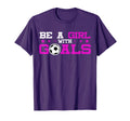 Goals Soccer Soccer Sports T-Shirt - Minimalist Print for Adults