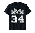 Proud Senior Soccer Mom Custom Jersey T-Shirt - Minimalist Print Unisex