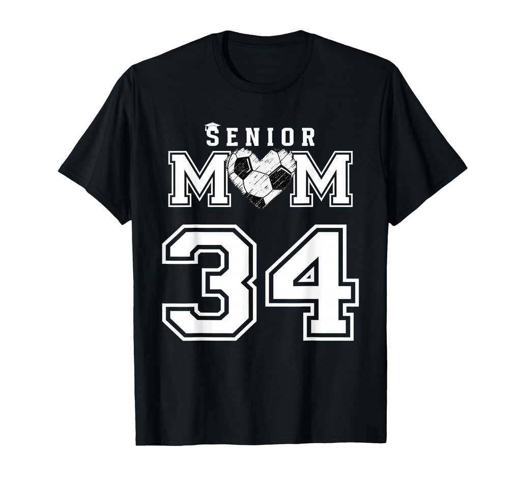 Proud Senior Soccer Mom Custom T-Shirt - Aesthetic Graphic for Adults