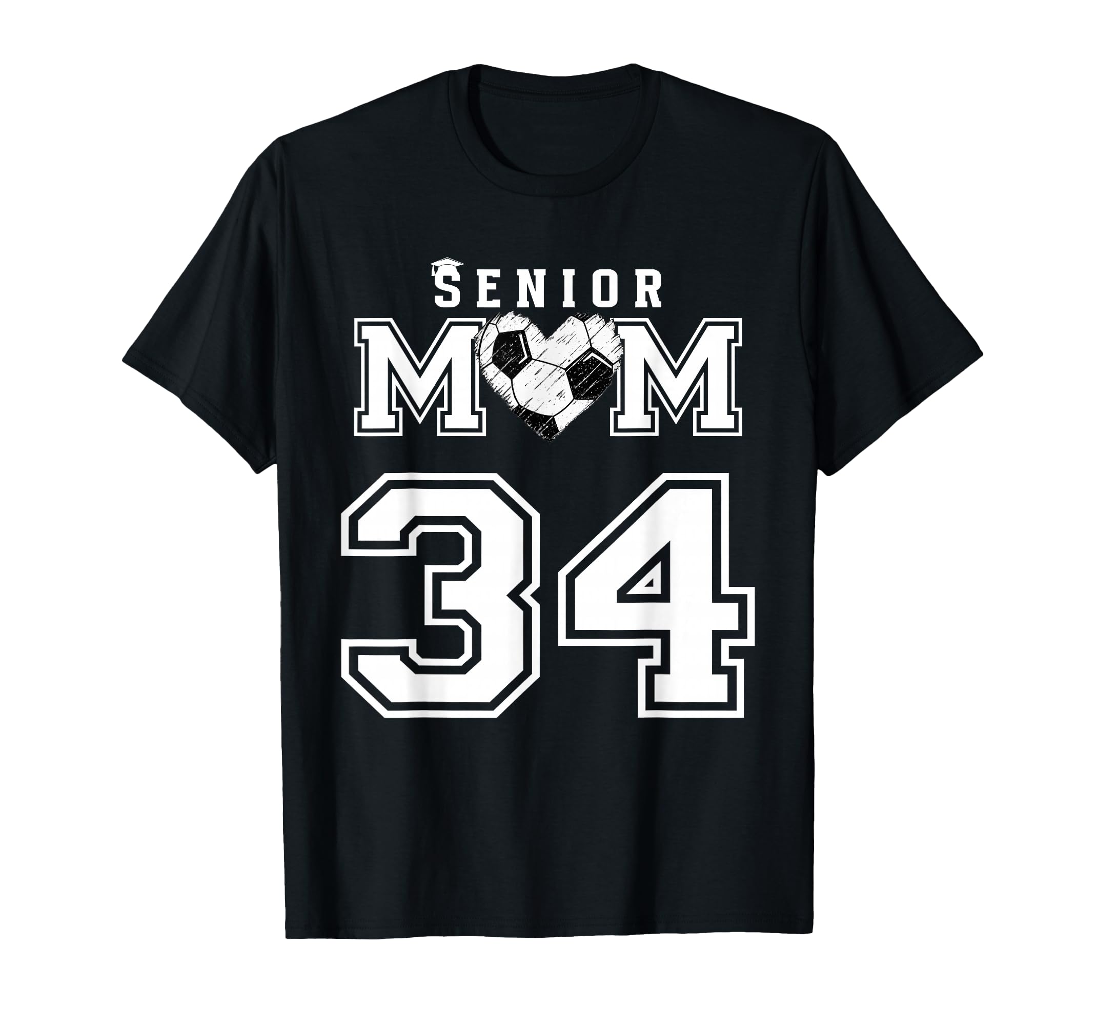 Proud Senior Soccer Mom Custom T-Shirt - Aesthetic Graphic for Adults