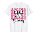 Soccer Grammy Soccer Grandma Coquette T-Shirt - Minimalist Print Men Women
