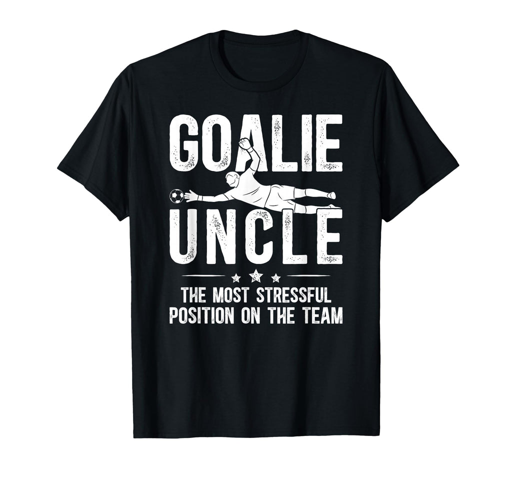 Funny Soccer Goalie Uncle Soccer T-Shirt - Streetwear Style for Adults