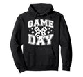 Game Day Coquette Soccer Game Day Soccer Hoodie - Trendy Graphic Unisex