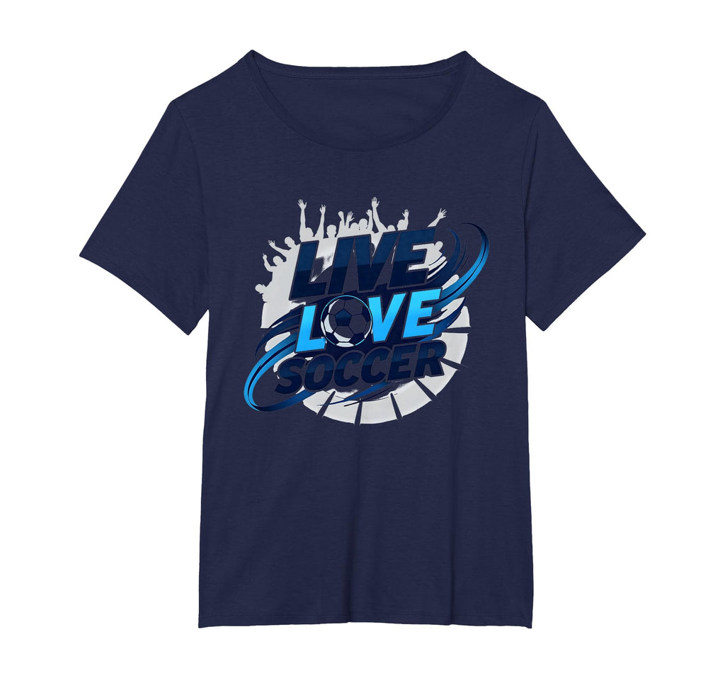 Soccer Mom Live Love Soccer Passion Sweatshirt - Trendy Graphic Unisex