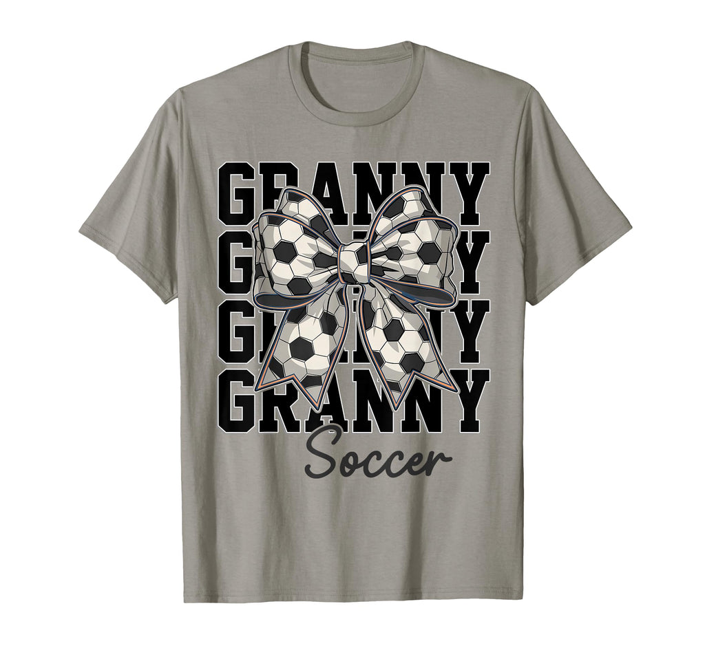 Soccer Granny Coquette Bow Biggest T-Shirt - Streetwear Style for Adults