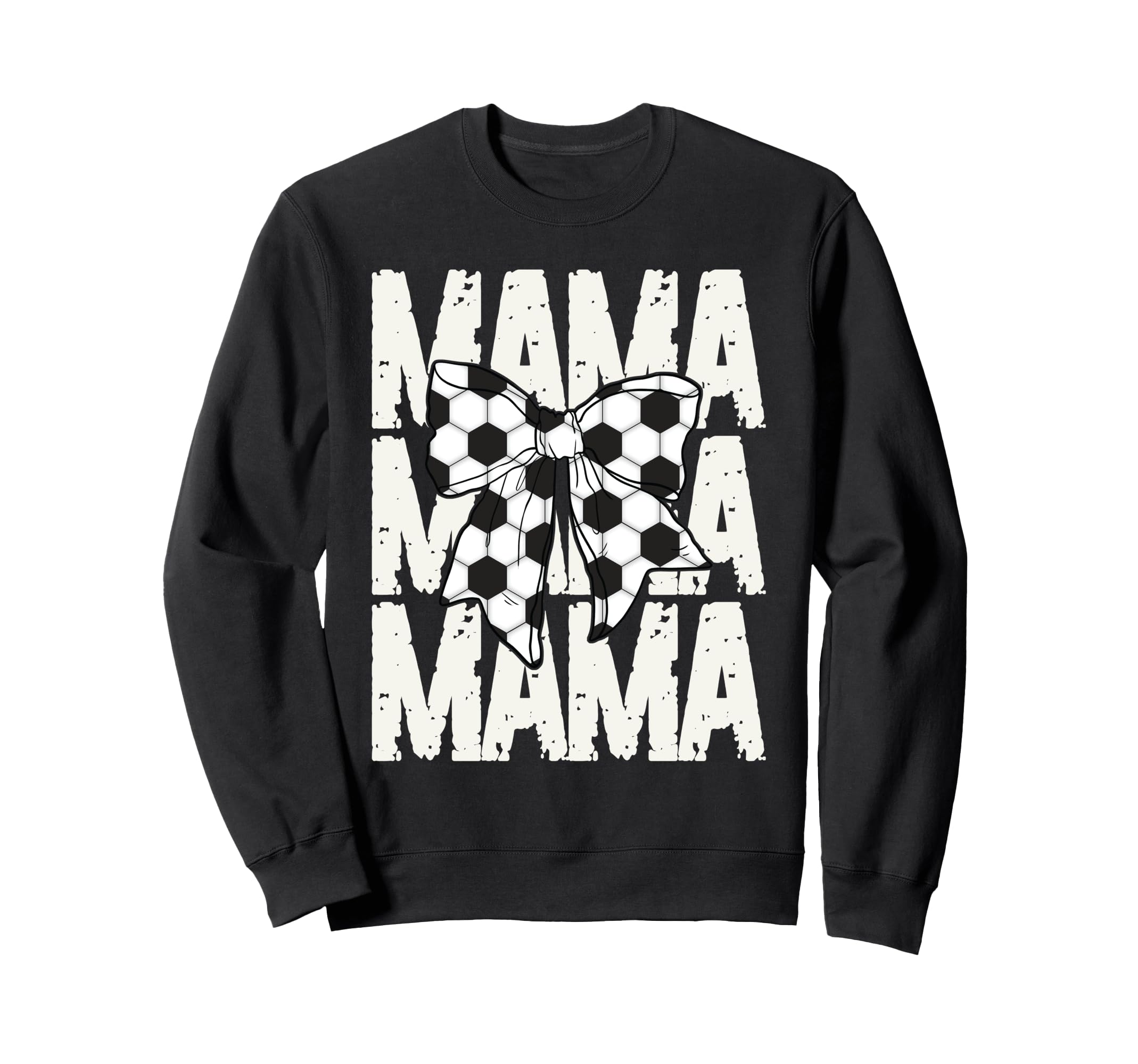 Soccer Mama Coquette Bow Sports Sweatshirt - Fun Novelty Design Men Women