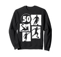 50Th Birthday Soccer Player Football Sweatshirt - Custom Art Print Unisex