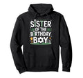 Soccer Sister Birthday Soccer Fan Hoodie - Novelty Apparel Men Women