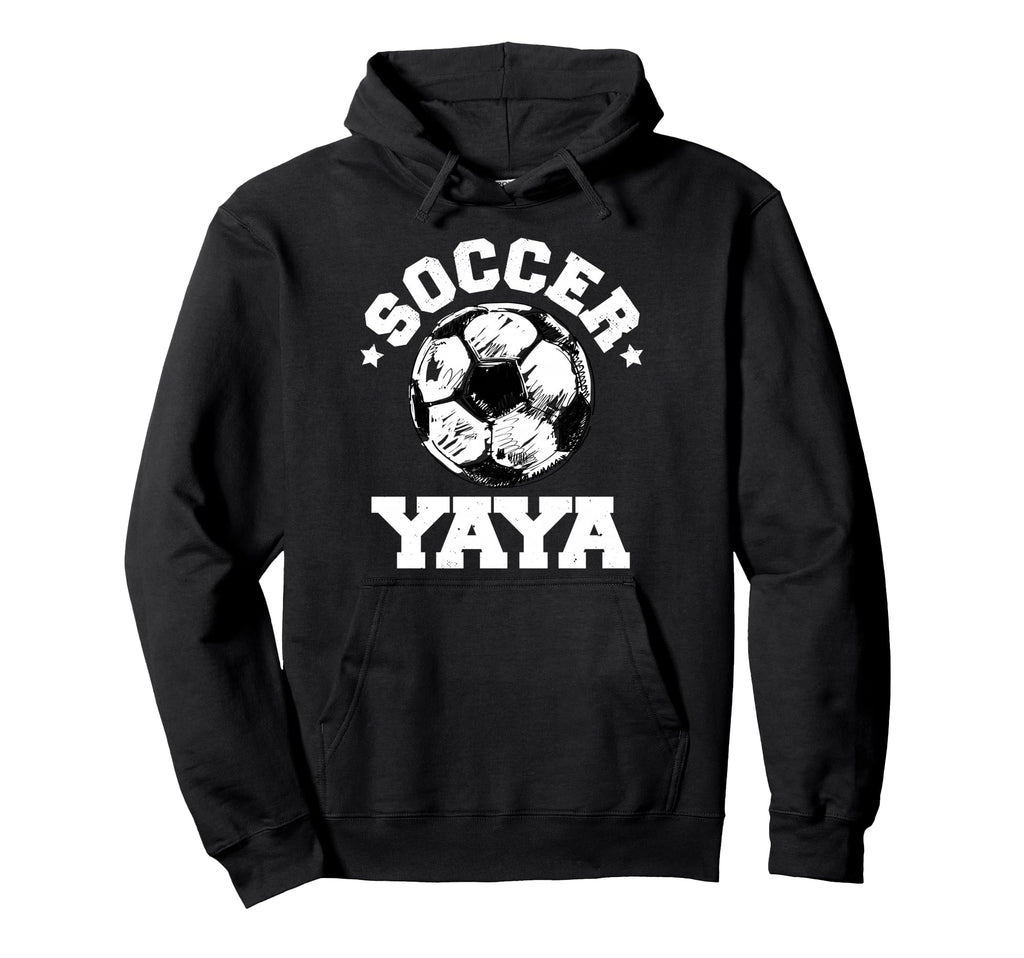 Soccer Yaya Soccer Ball Distressed Hoodie - Streetwear Style for Adults
