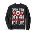 Captain Day Dad Night Coffee Lover Sweatshirt - Streetwear Style Men Women