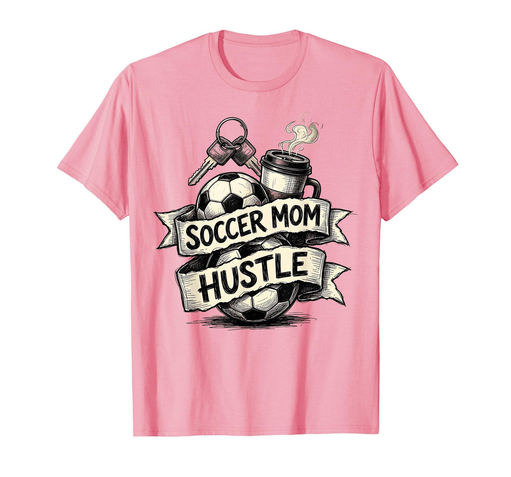 Soccer Mom Hustle T-Shirt - Custom Art Print for Adults