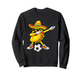 Cinco De Mayo Funny Dabbing Taco Sweatshirt - Unique Graphic Unisex