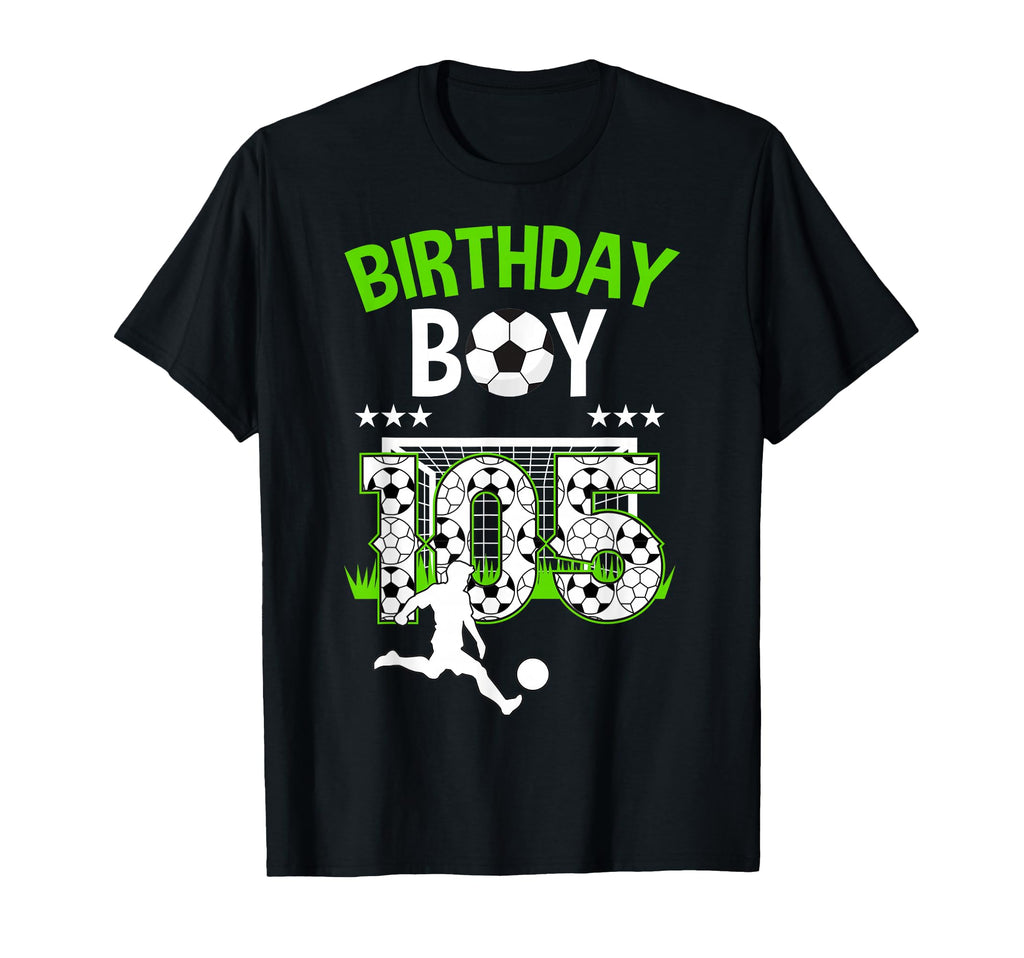 Birthday Soccer 105 Year Old Who Loves T-Shirt - Novelty Apparel for Adults