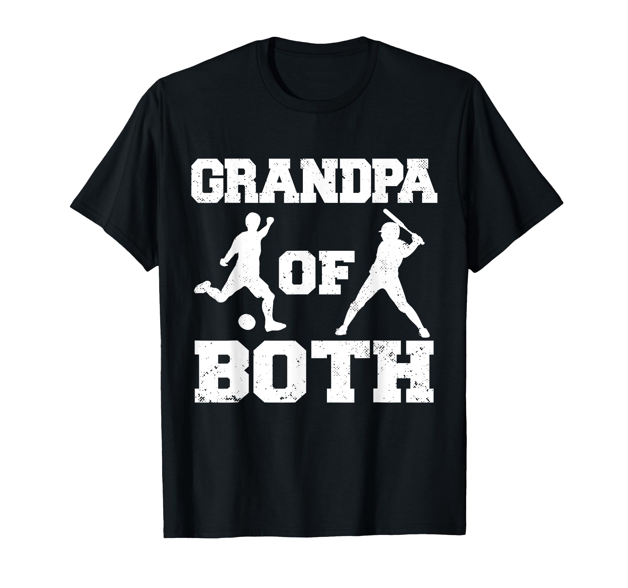 Grandpa Both Funny Soccer Baseball T-Shirt - Streetwear Style for Adults