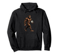 Funny Bigfoot Soccer Soccer Player Hoodie - Minimalist Print Men Women