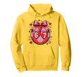 Valentine Soccer Love Football And Soccer Mom Hoodie - Graphic Print Unisex