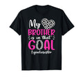 Proud Soccer Goalie Sister Soccer T-Shirt - Graphic Print for Adults