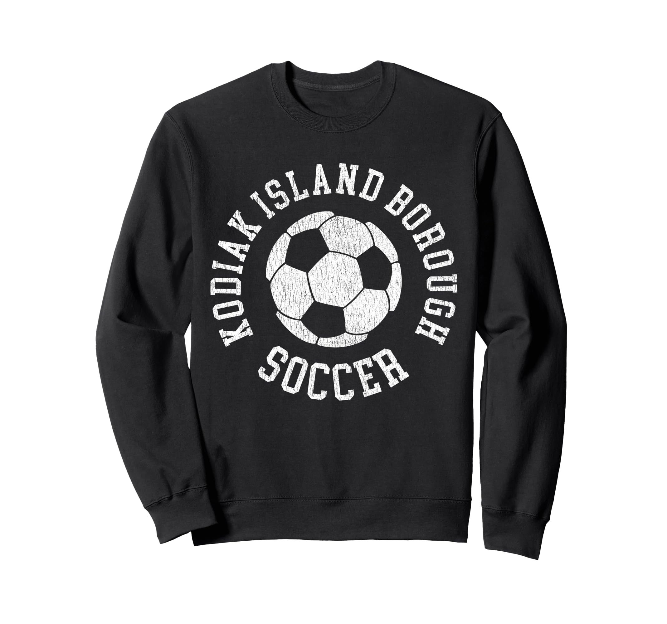 Kodiak Island Borough Soccer Sweatshirt - Minimalist Print Unisex