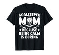 Funny Hockey Goalkeeper Mom Ice Hockey T-Shirt - Trendy Graphic for Adults