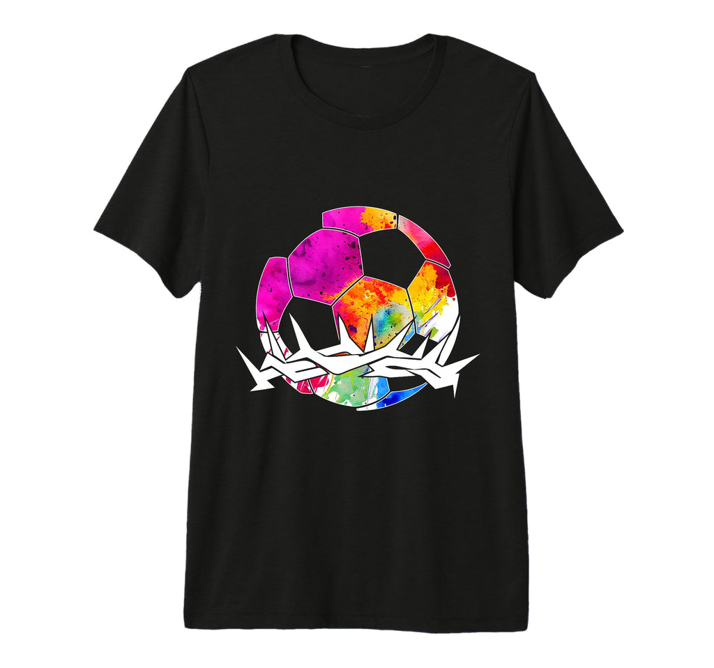 Religious Jesus Soccer Christian God T-Shirt - Graphic Print Men Women