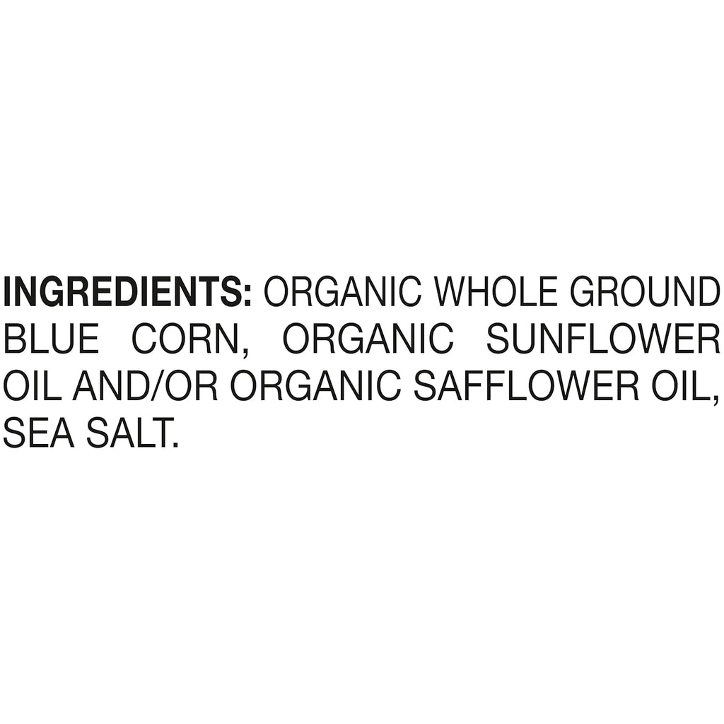 Late July Snacks Blu Corn Dippers Tortilla Chips, Pack of 9, 7.4 Oz