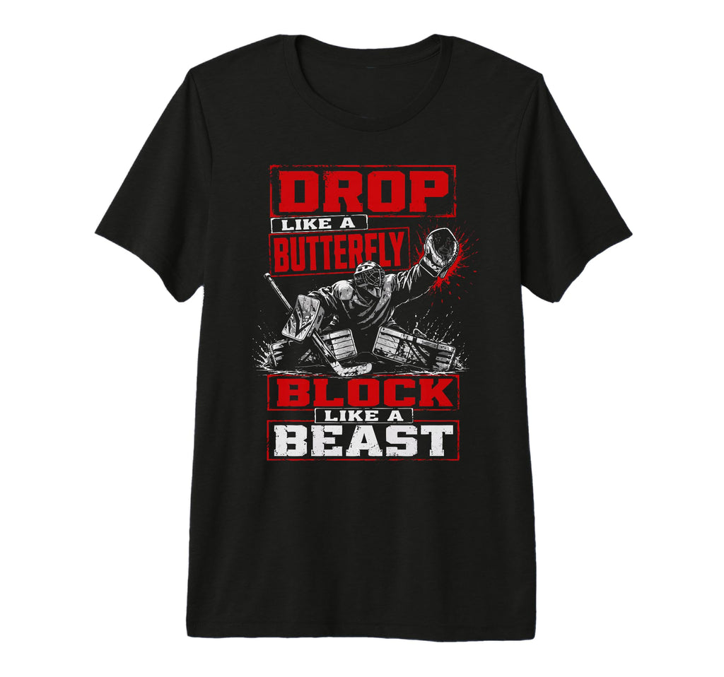 Ice Hockey Goalie Netminder Hockey T-Shirt - Unique Graphic for Adults
