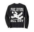 Ice Hockey Goalie Goalkeeper Keep Sweatshirt - Streetwear Style Unisex