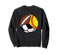Softball Soccer Football Player Funny Sweatshirt - Minimalist Print Unisex