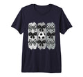 Soccer Coquette Bow Soccer Ball T-Shirt - Casual Everyday Wear Men Women