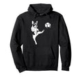 French Bulldog Soccer Player Funny Hoodie - Casual Everyday Wear Unisex