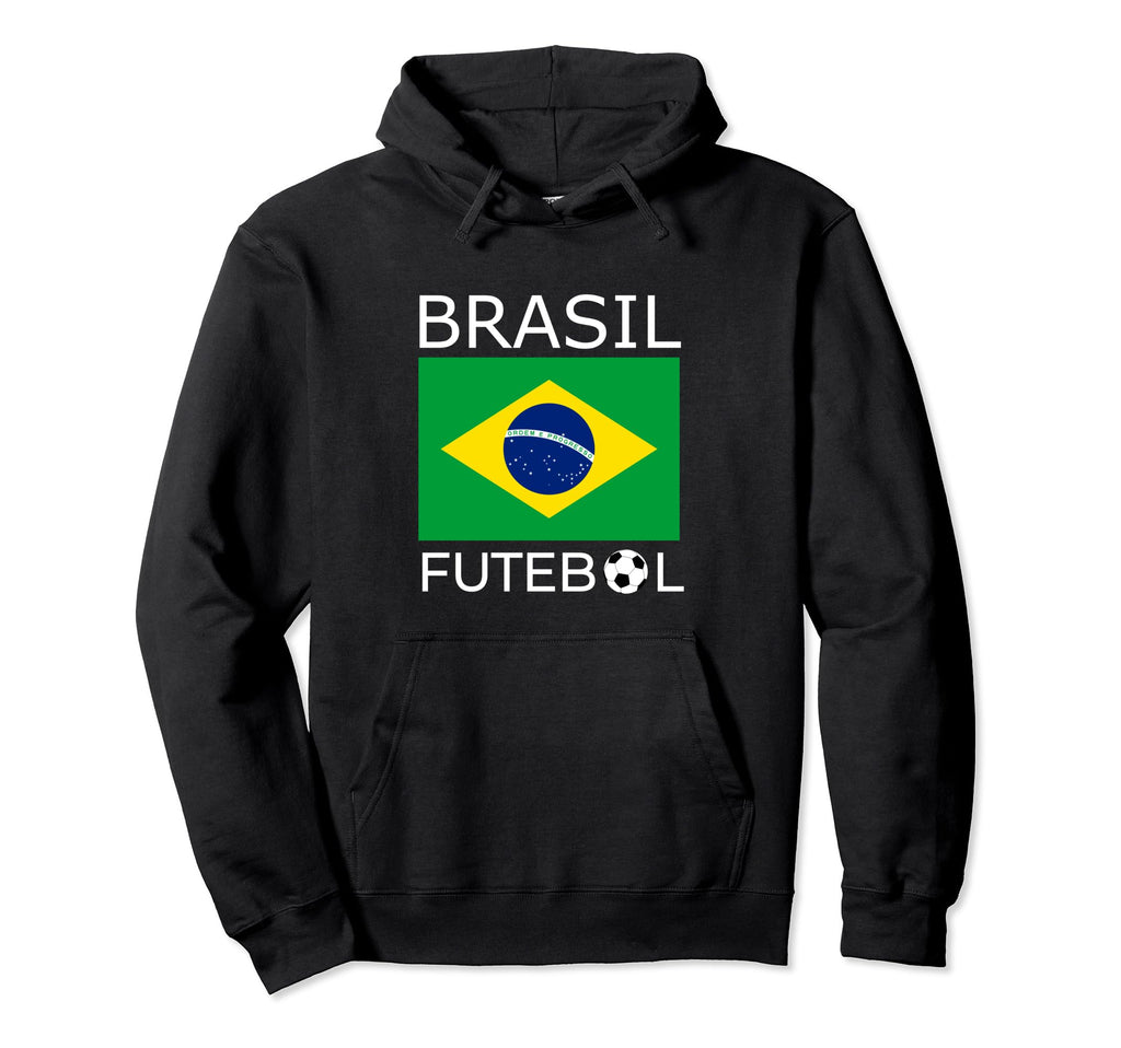Brasil Soccer Team Futebol Ball Hoodie - Graphic Print for Adults