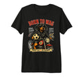 Dachshund Motorbike Love Footbal Soccer T-Shirt - Graphic Print Unisex