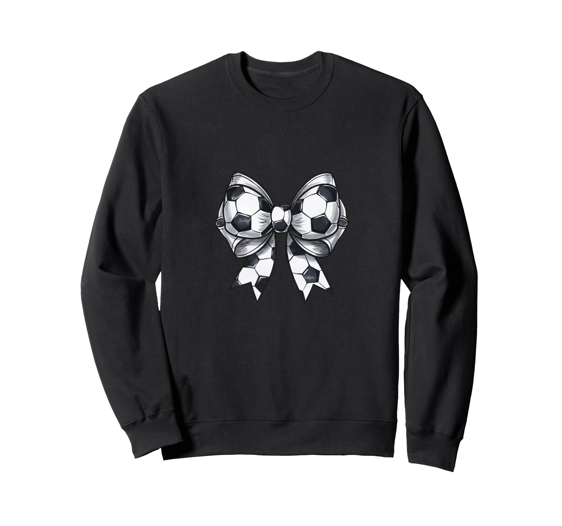 Coquette Soccer Bow Matching Family Sweatshirt - Unique Graphic Men Women
