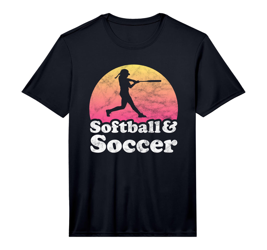 Softball And Soccer Or Performance T-Shirt - Unique Graphic for Adults
