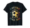 Awesome Since 1980 Soccer Birthday Team T-Shirt - Novelty Apparel Unisex