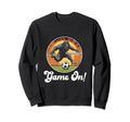 Bigfoot Sasquatch Goalie Player Sweatshirt - Fun Novelty Design for Adults