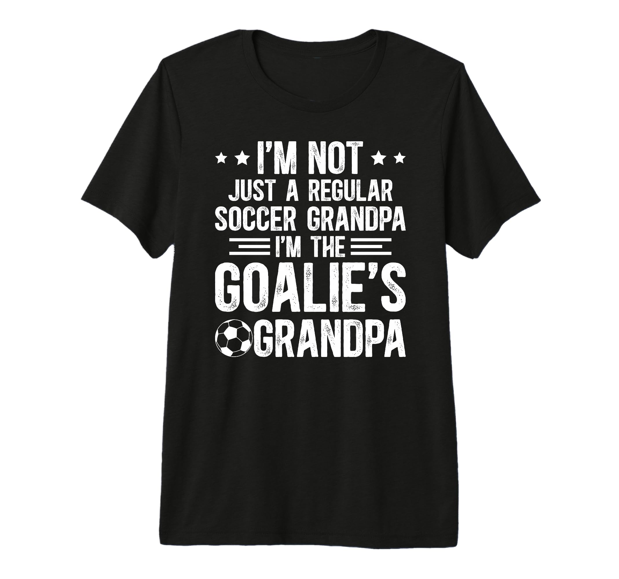 Mens Im Soccer Goalie Grandpa Soccer T-Shirt - Novelty Apparel Men Women