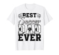 Best Soccer Dad Ever Daddy Happy T-Shirt - Custom Art Print Men Women