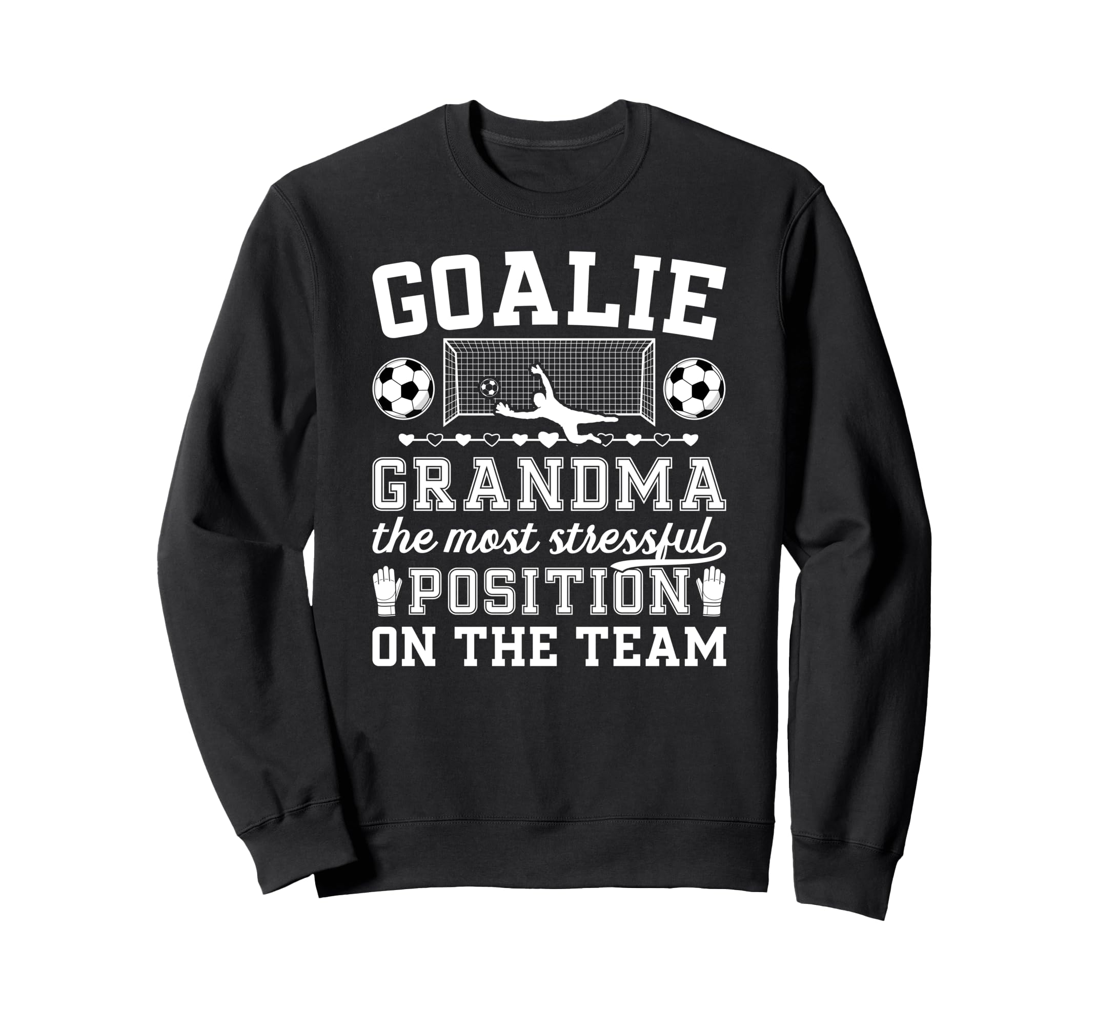 Funny Soccer Goalie Grandma Sweatshirt - Custom Art Print for Adults