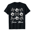 Soccer Mama Football Bow Decor Stars T-Shirt - Custom Art Print Men Women