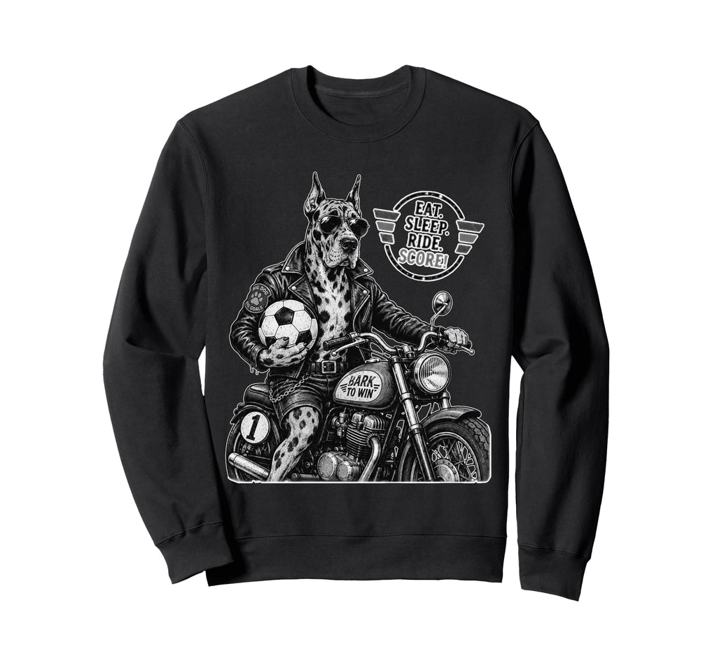Gordon Setter Motorbike Love Sweatshirt - Fun Novelty Design Unisex