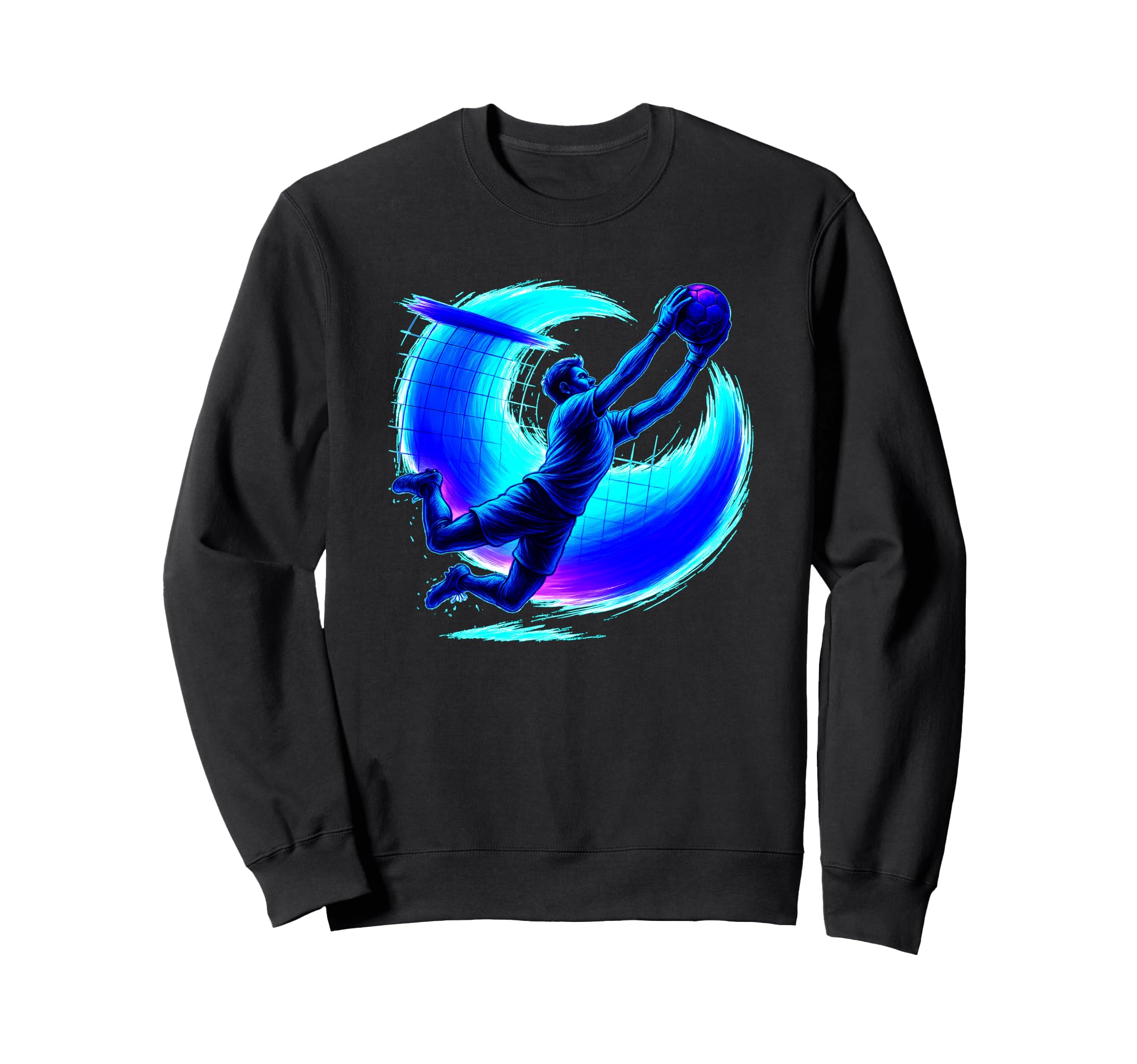 Soccer Goalkeeper Save Teens And Sweatshirt - Custom Art Print Unisex