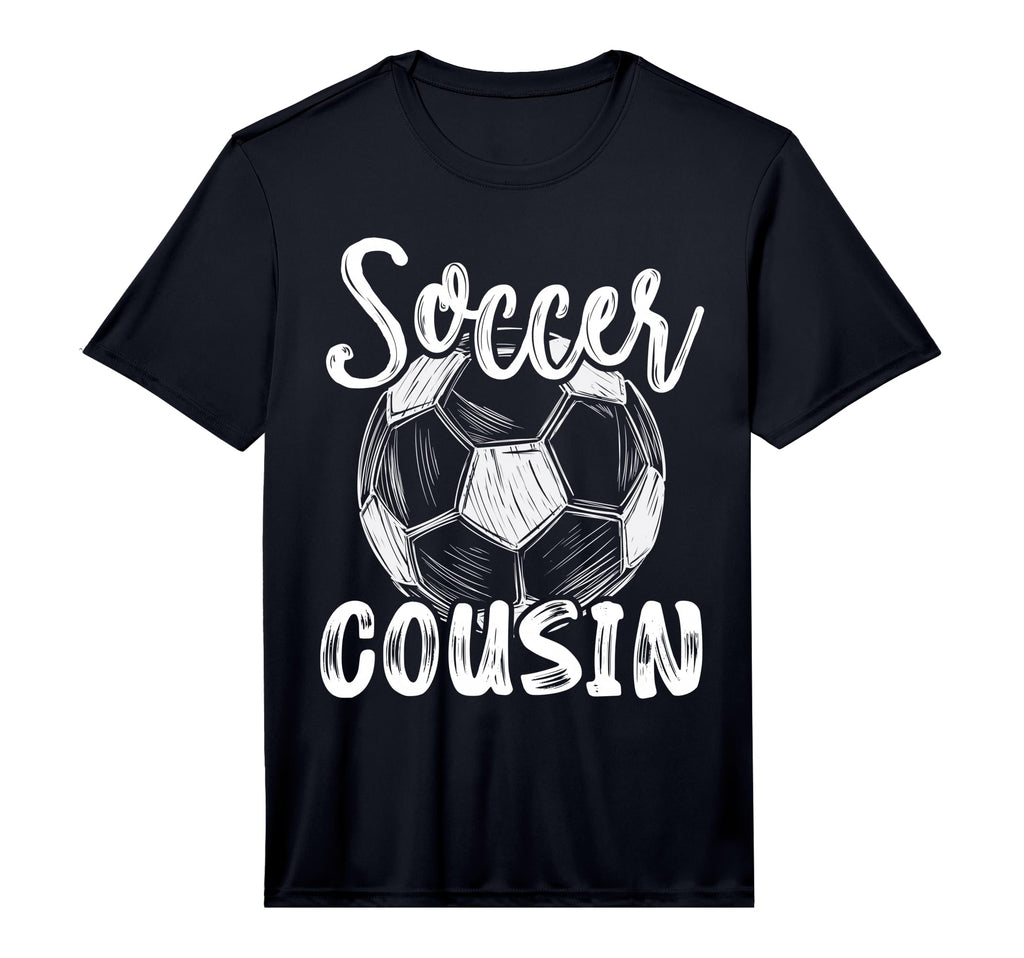 Soccer Cousin Family Matching Team Player T-Shirt - Novelty Apparel Unisex