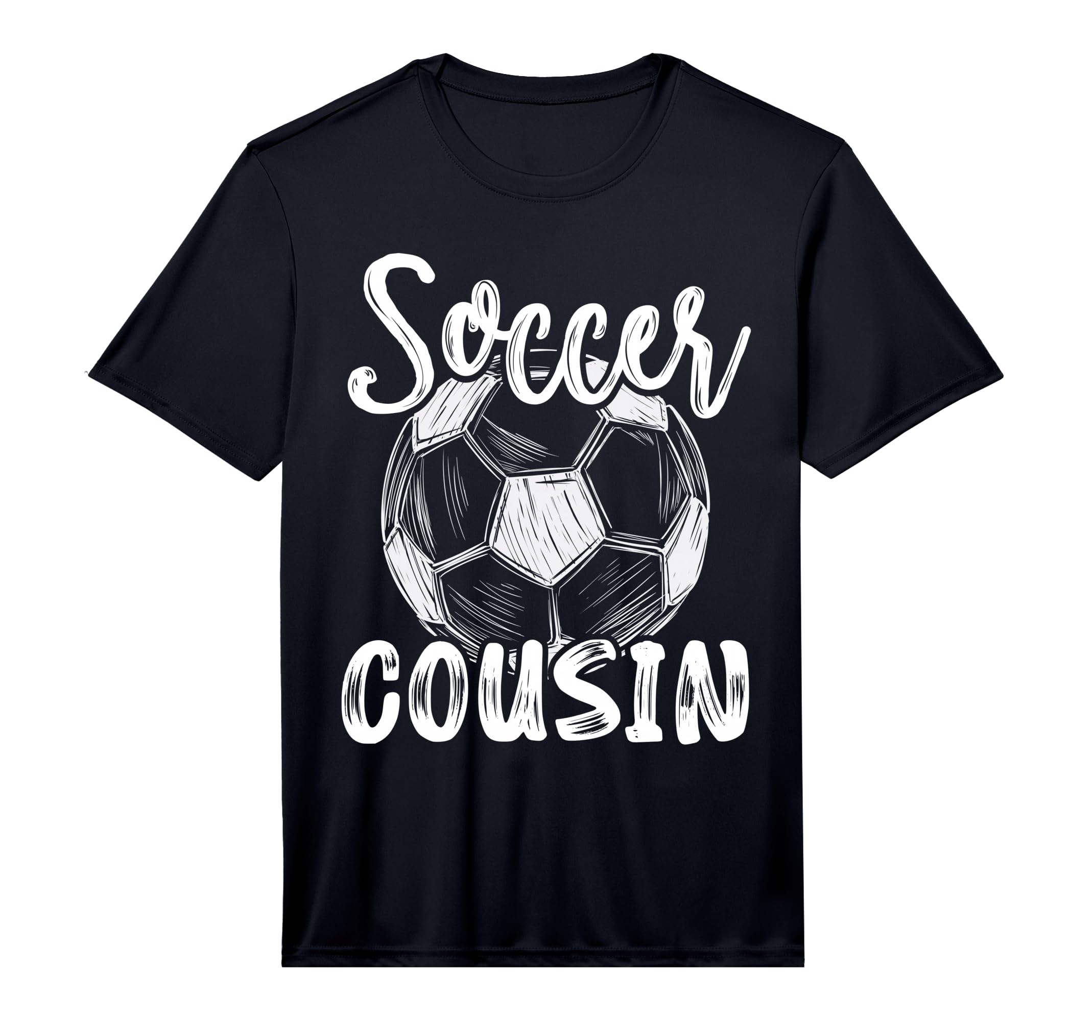 Soccer Cousin Family Matching Team Player T-Shirt - Novelty Apparel Unisex