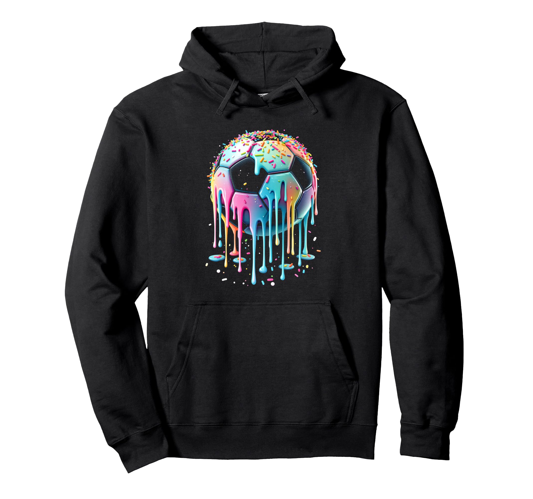 Soccer Ball Hoodie - Fun Novelty Design Men Women