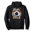 Ballin Since 2013 9Th Soccer Birthday Hoodie - Novelty Apparel for Adults