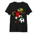 Lizard Football Footballer Lizard T-Shirt - Fun Novelty Design Men Women