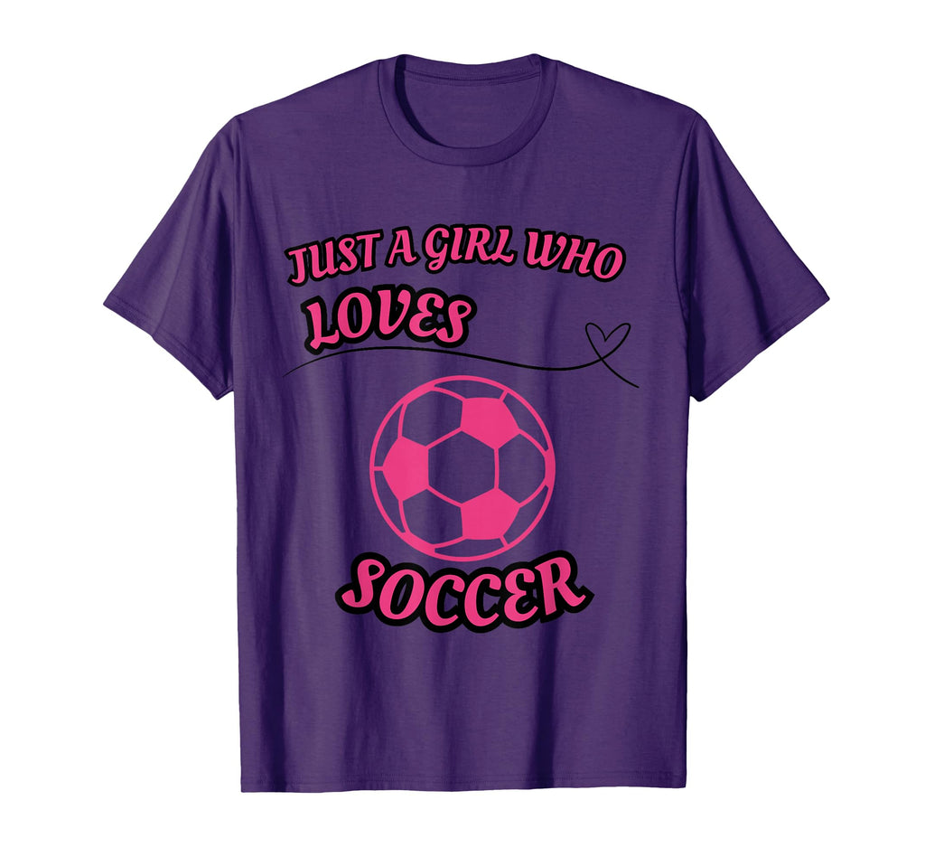 Just Who Loves Soccer Soccer T-Shirt - Streetwear Style Unisex