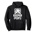 Ice Hockey Keeper Pops Ice Hockey Hoodie - Trendy Graphic for Adults